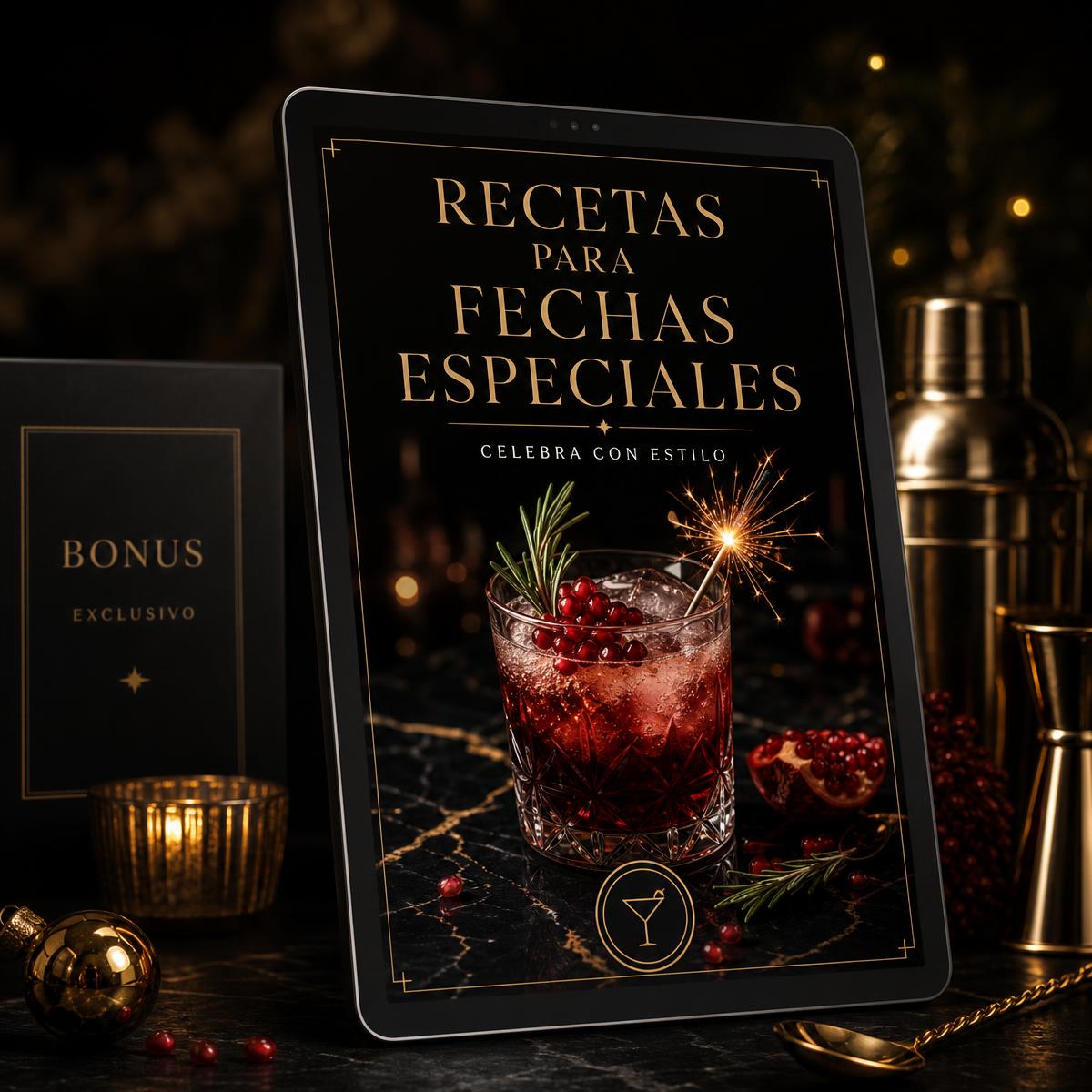 Mockup del bono Recetas para fechas especiales